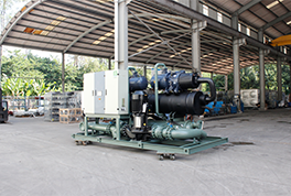 出口國外的水冷低溫機，用的是環(huán)保冷媒R404A